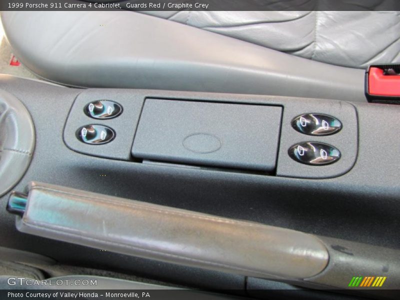 Guards Red / Graphite Grey 1999 Porsche 911 Carrera 4 Cabriolet