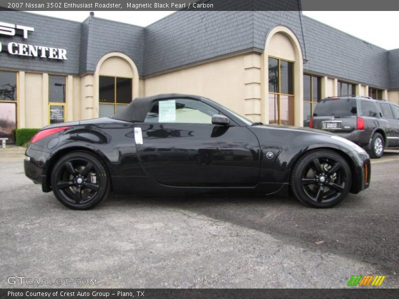 Magnetic Black Pearl / Carbon 2007 Nissan 350Z Enthusiast Roadster