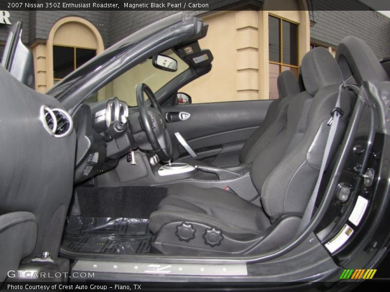Magnetic Black Pearl / Carbon 2007 Nissan 350Z Enthusiast Roadster