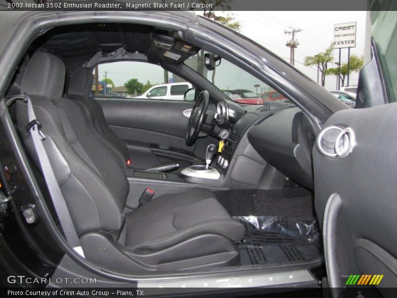 Magnetic Black Pearl / Carbon 2007 Nissan 350Z Enthusiast Roadster