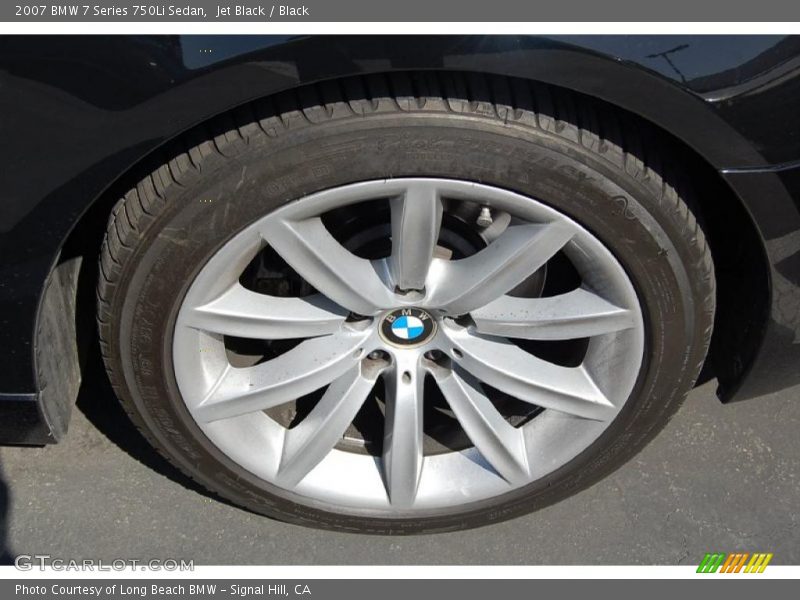 Jet Black / Black 2007 BMW 7 Series 750Li Sedan