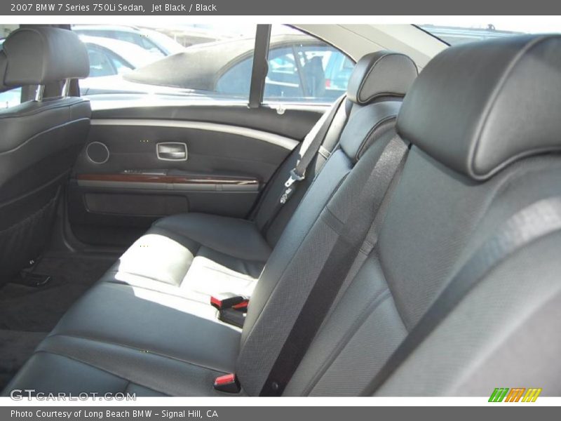 Jet Black / Black 2007 BMW 7 Series 750Li Sedan