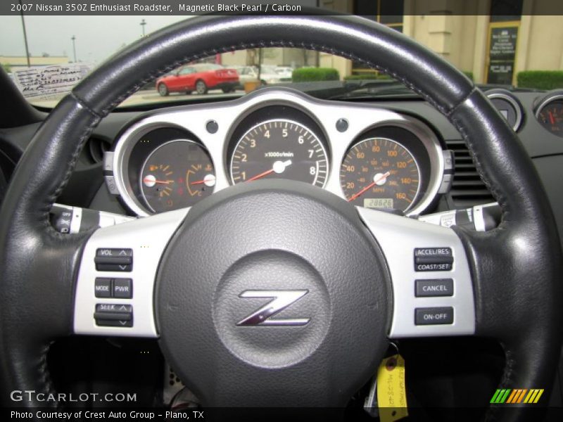 Magnetic Black Pearl / Carbon 2007 Nissan 350Z Enthusiast Roadster