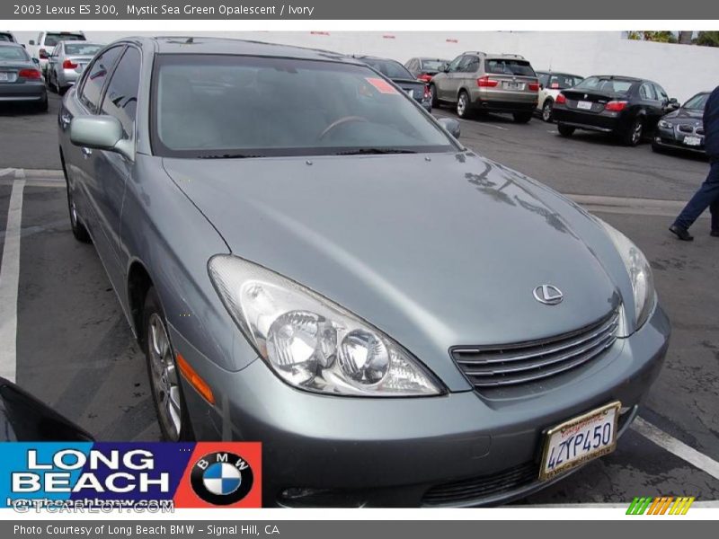 Mystic Sea Green Opalescent / Ivory 2003 Lexus ES 300