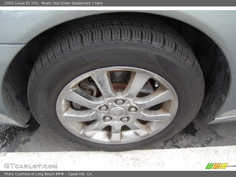 Mystic Sea Green Opalescent / Ivory 2003 Lexus ES 300