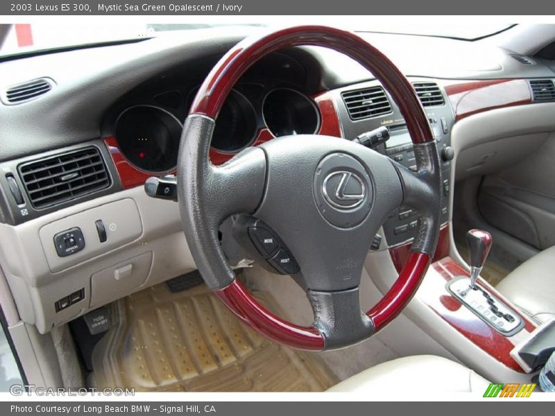 Mystic Sea Green Opalescent / Ivory 2003 Lexus ES 300