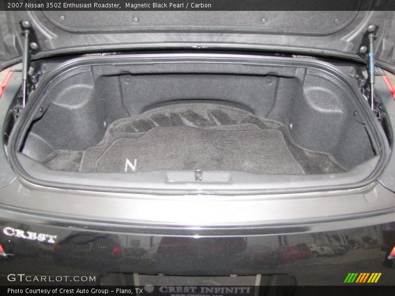 Magnetic Black Pearl / Carbon 2007 Nissan 350Z Enthusiast Roadster