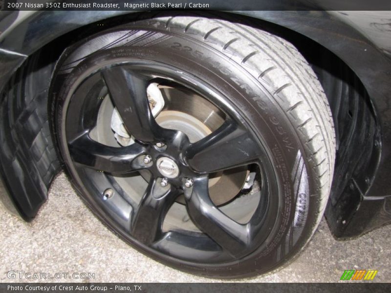 Magnetic Black Pearl / Carbon 2007 Nissan 350Z Enthusiast Roadster