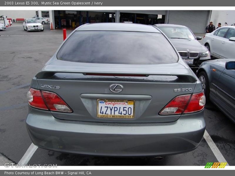 Mystic Sea Green Opalescent / Ivory 2003 Lexus ES 300