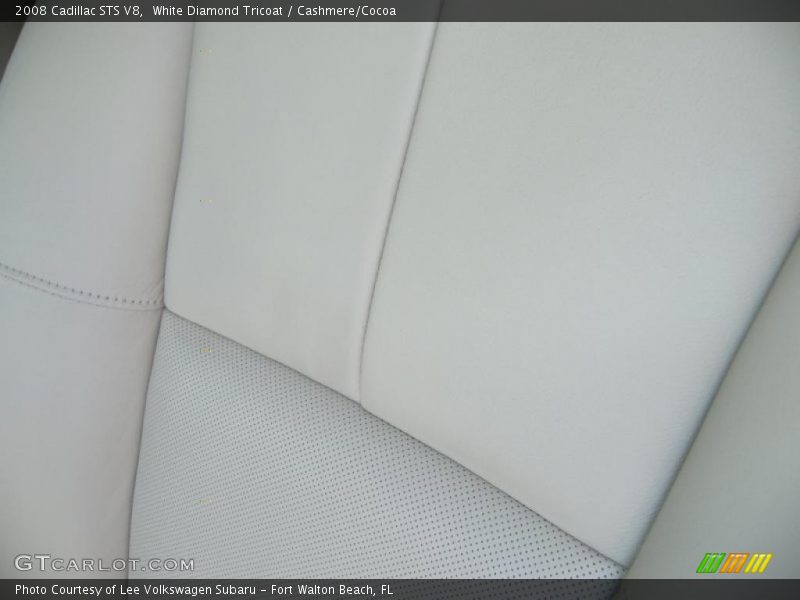 White Diamond Tricoat / Cashmere/Cocoa 2008 Cadillac STS V8