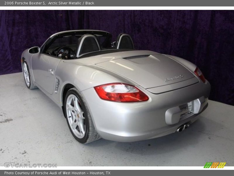 Arctic Silver Metallic / Black 2006 Porsche Boxster S