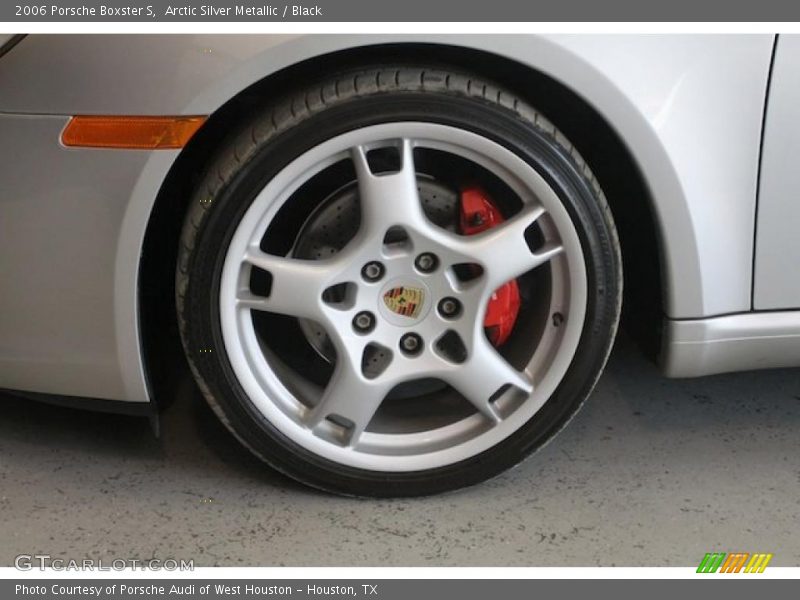 Arctic Silver Metallic / Black 2006 Porsche Boxster S