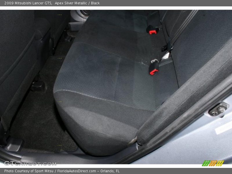 Apex Silver Metallic / Black 2009 Mitsubishi Lancer GTS
