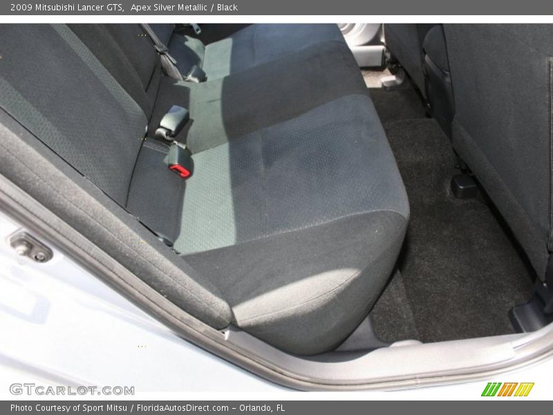 Apex Silver Metallic / Black 2009 Mitsubishi Lancer GTS