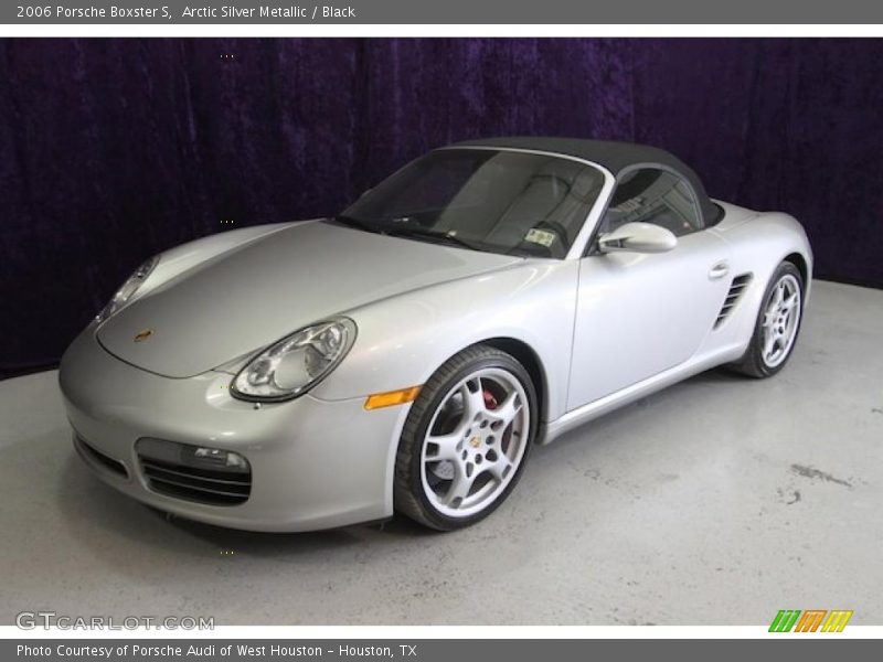 Arctic Silver Metallic / Black 2006 Porsche Boxster S