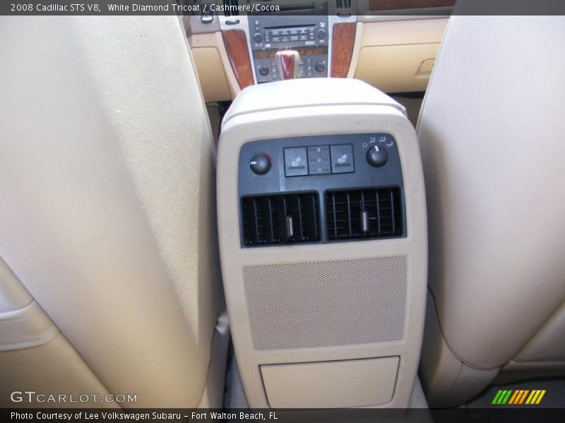 White Diamond Tricoat / Cashmere/Cocoa 2008 Cadillac STS V8