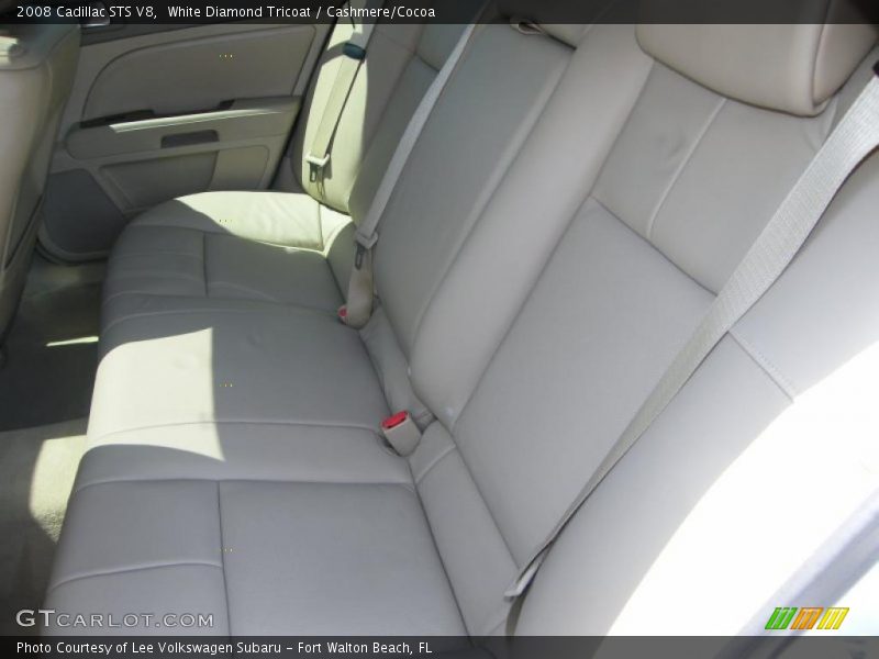 White Diamond Tricoat / Cashmere/Cocoa 2008 Cadillac STS V8