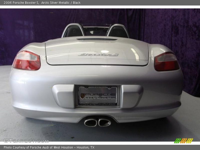 Arctic Silver Metallic / Black 2006 Porsche Boxster S