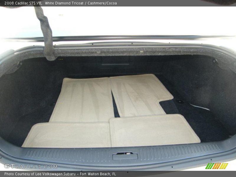 White Diamond Tricoat / Cashmere/Cocoa 2008 Cadillac STS V8