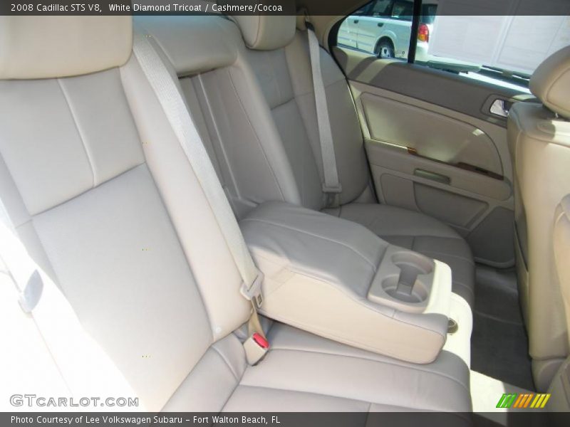 White Diamond Tricoat / Cashmere/Cocoa 2008 Cadillac STS V8