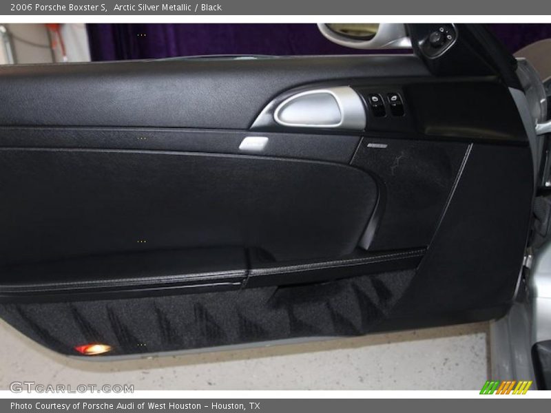Arctic Silver Metallic / Black 2006 Porsche Boxster S