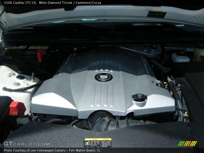 White Diamond Tricoat / Cashmere/Cocoa 2008 Cadillac STS V8
