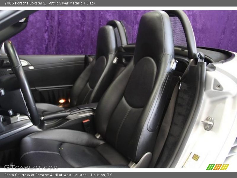 Arctic Silver Metallic / Black 2006 Porsche Boxster S