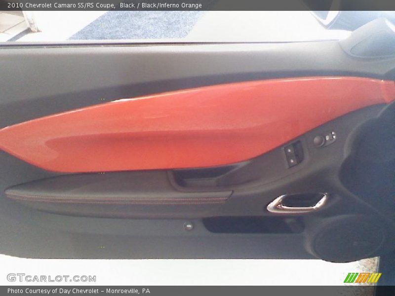 Black / Black/Inferno Orange 2010 Chevrolet Camaro SS/RS Coupe