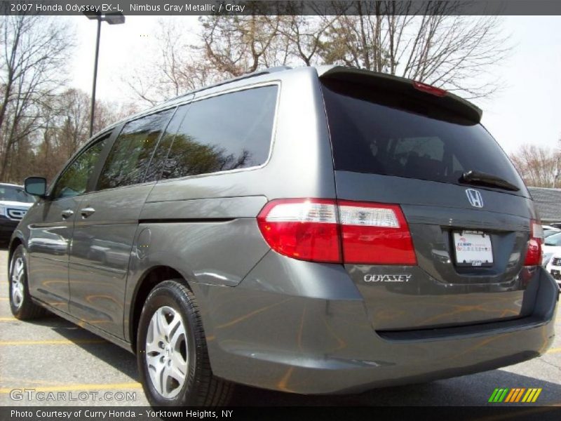 Nimbus Gray Metallic / Gray 2007 Honda Odyssey EX-L