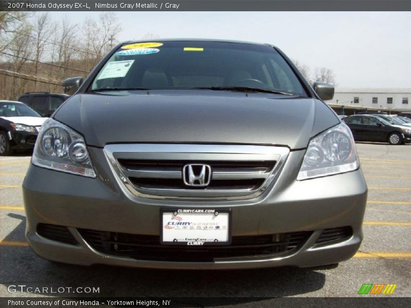 Nimbus Gray Metallic / Gray 2007 Honda Odyssey EX-L
