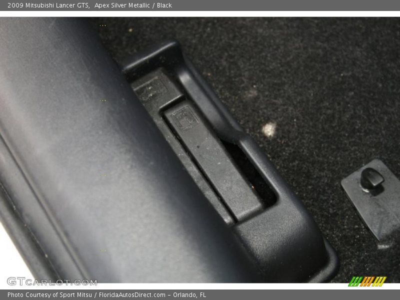 Apex Silver Metallic / Black 2009 Mitsubishi Lancer GTS
