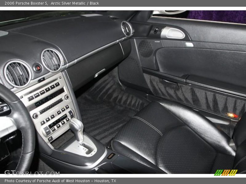 Arctic Silver Metallic / Black 2006 Porsche Boxster S