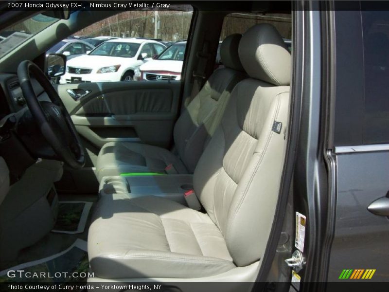 Nimbus Gray Metallic / Gray 2007 Honda Odyssey EX-L