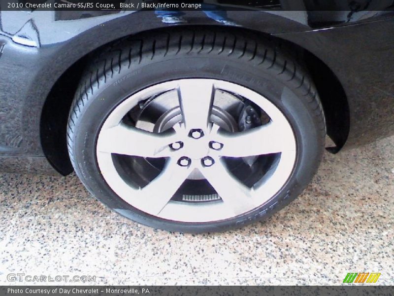 Black / Black/Inferno Orange 2010 Chevrolet Camaro SS/RS Coupe