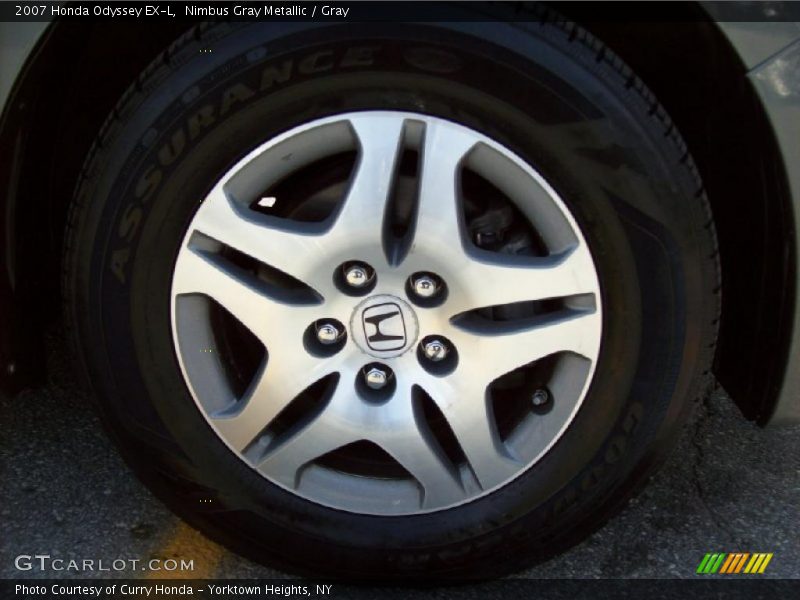 Nimbus Gray Metallic / Gray 2007 Honda Odyssey EX-L