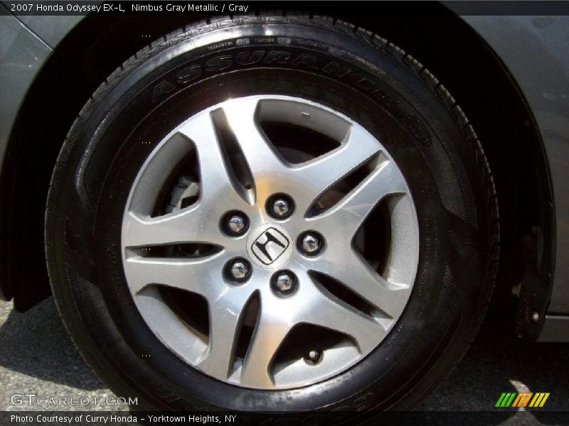 Nimbus Gray Metallic / Gray 2007 Honda Odyssey EX-L