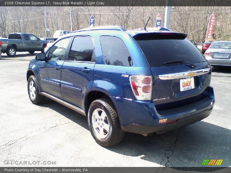 Navy Blue Metallic / Light Gray 2008 Chevrolet Equinox LT