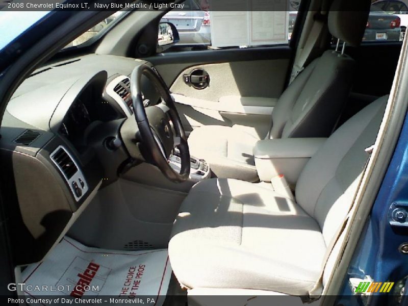 Navy Blue Metallic / Light Gray 2008 Chevrolet Equinox LT