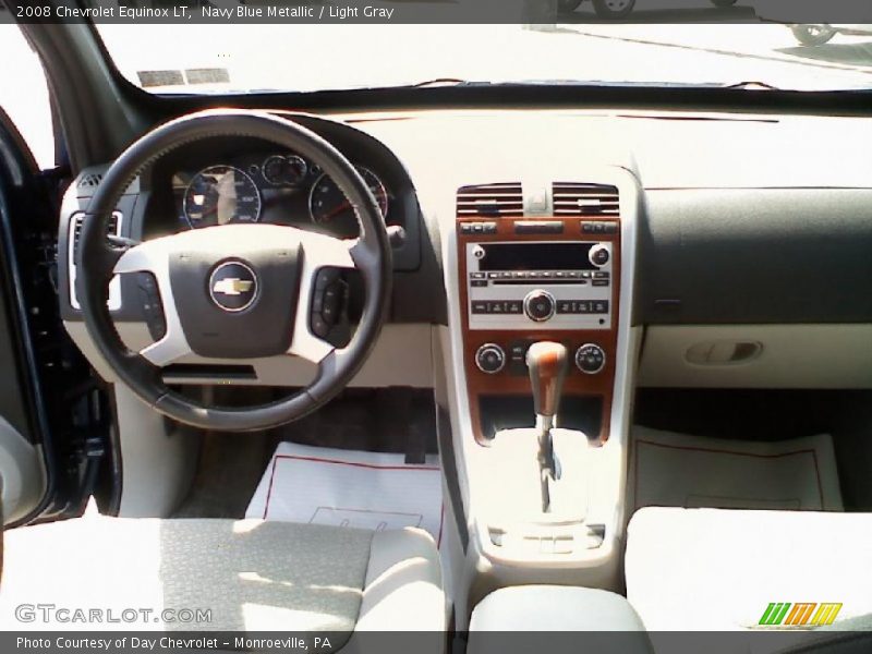Navy Blue Metallic / Light Gray 2008 Chevrolet Equinox LT