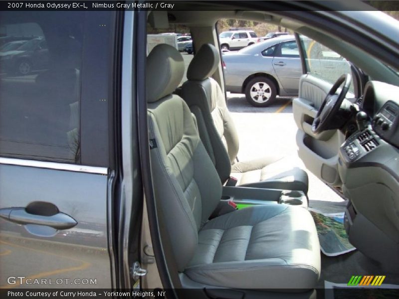 Nimbus Gray Metallic / Gray 2007 Honda Odyssey EX-L