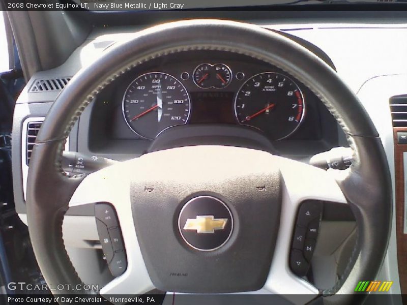 Navy Blue Metallic / Light Gray 2008 Chevrolet Equinox LT