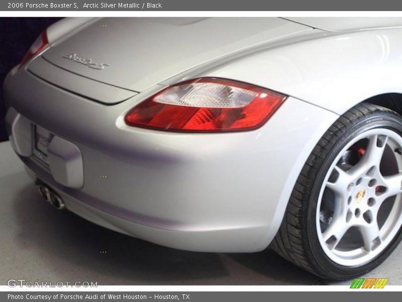 Arctic Silver Metallic / Black 2006 Porsche Boxster S
