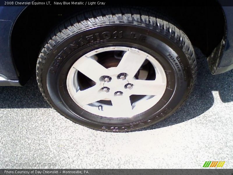 Navy Blue Metallic / Light Gray 2008 Chevrolet Equinox LT