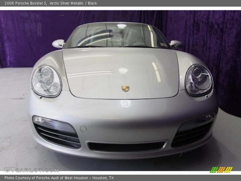 Arctic Silver Metallic / Black 2006 Porsche Boxster S