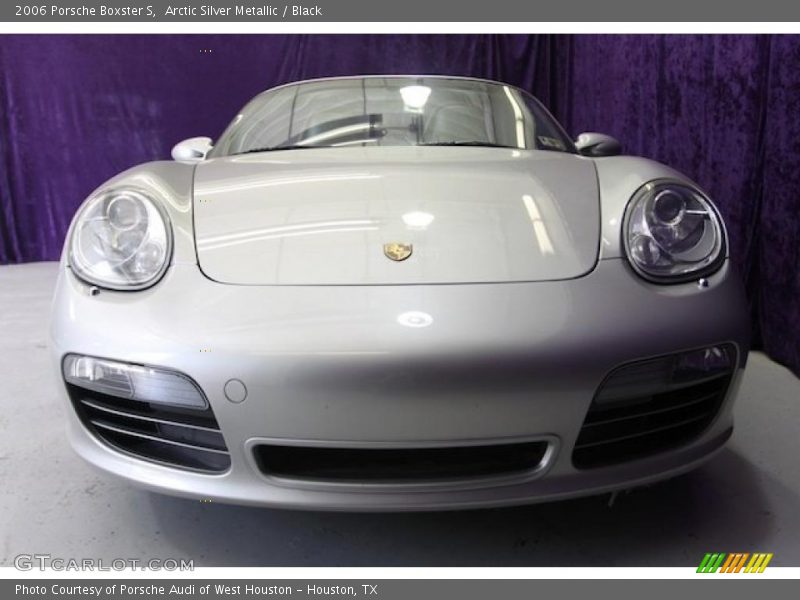 Arctic Silver Metallic / Black 2006 Porsche Boxster S