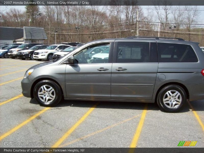 Nimbus Gray Metallic / Gray 2007 Honda Odyssey EX-L