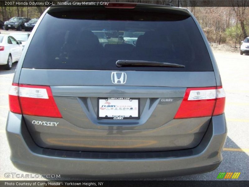 Nimbus Gray Metallic / Gray 2007 Honda Odyssey EX-L