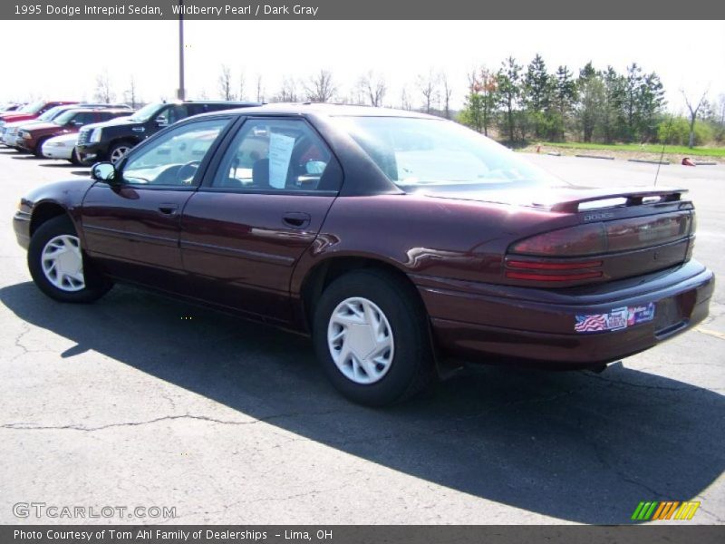 Wildberry Pearl / Dark Gray 1995 Dodge Intrepid Sedan