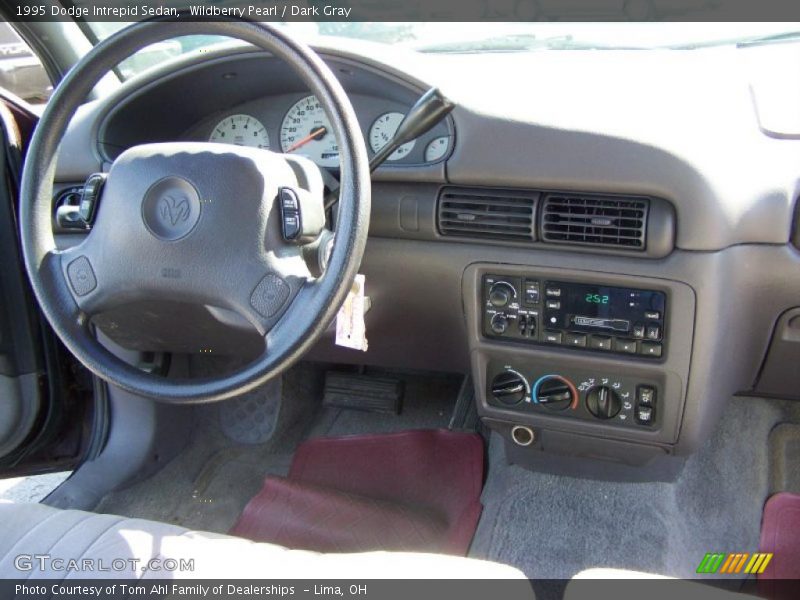 Wildberry Pearl / Dark Gray 1995 Dodge Intrepid Sedan