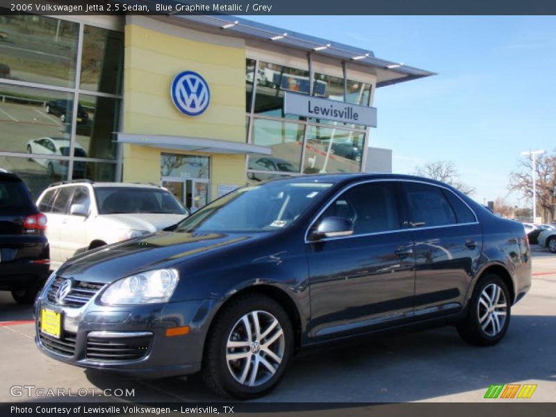 Blue Graphite Metallic / Grey 2006 Volkswagen Jetta 2.5 Sedan